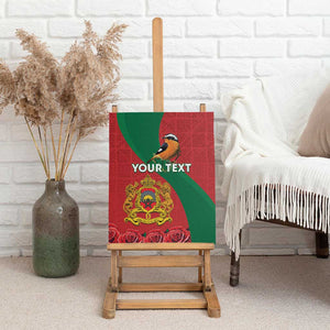 Personalised Afro Morocco Canvas Wall Art Happy Proclamation Day - African Pattern