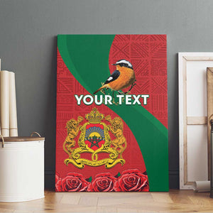 Personalised Afro Morocco Canvas Wall Art Happy Proclamation Day - African Pattern