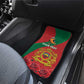 Personalised Afro Morocco Car Mats Happy Proclamation Day - African Pattern