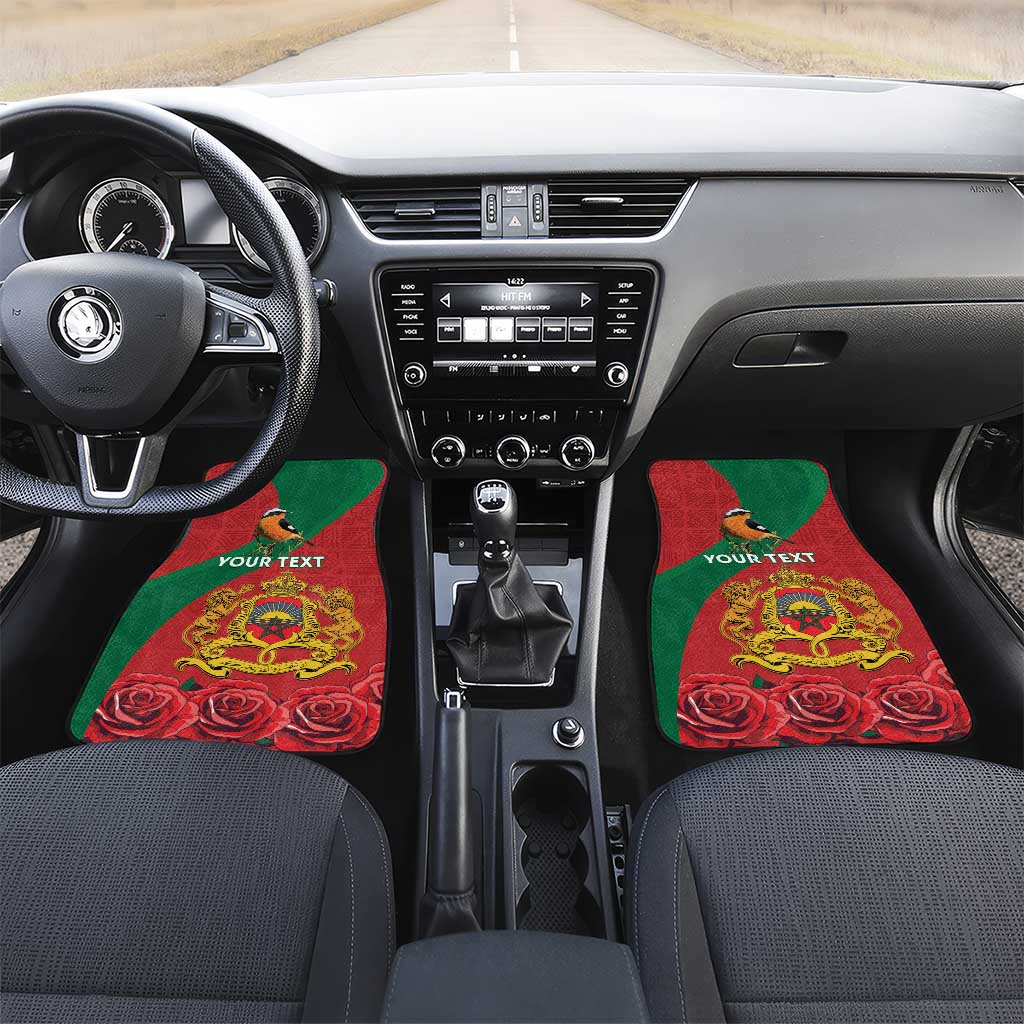 Personalised Afro Morocco Car Mats Happy Proclamation Day - African Pattern