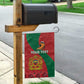 Personalised Afro Morocco Garden Flag Happy Proclamation Day - African Pattern