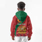 Personalised Afro Morocco Kid Hoodie Happy Proclamation Day - African Pattern