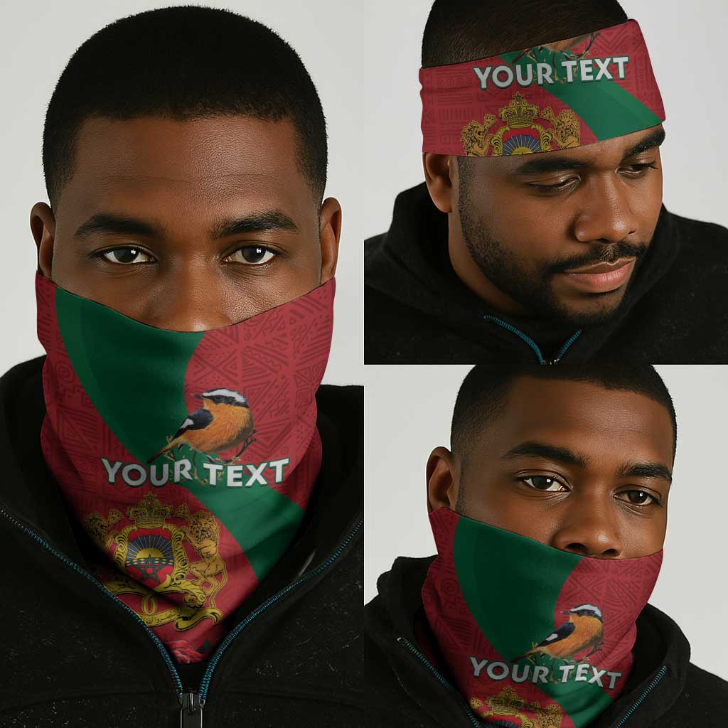 Personalised Afro Morocco Neck Gaiter Happy Proclamation Day - African Pattern LT15