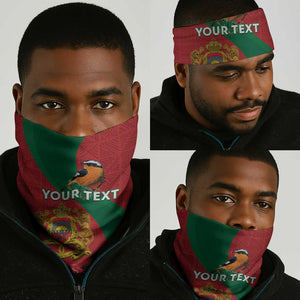Personalised Afro Morocco Neck Gaiter Happy Proclamation Day - African Pattern LT15