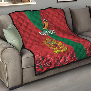 Personalised Afro Morocco Quilt Happy Proclamation Day - African Pattern