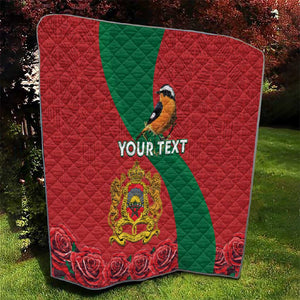 Personalised Afro Morocco Quilt Happy Proclamation Day - African Pattern