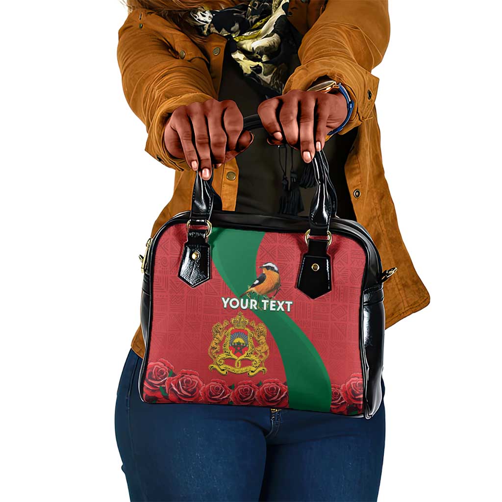 Personalised Afro Morocco Shoulder Handbag Happy Proclamation Day - African Pattern