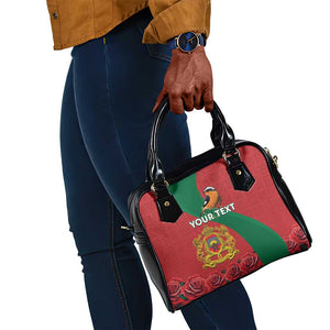 Personalised Afro Morocco Shoulder Handbag Happy Proclamation Day - African Pattern