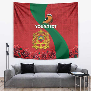 Personalised Afro Morocco Tapestry Happy Proclamation Day - African Pattern