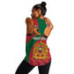 Personalised Afro Morocco Women Racerback Tank Happy Proclamation Day - African Pattern
