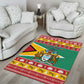 Afro Guyana Christmas Area Rug Mix Coat Of Arms