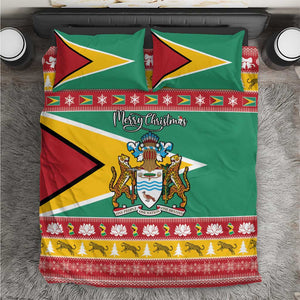 Afro Guyana Christmas Bedding Set Mix Coat Of Arms