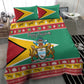 Afro Guyana Christmas Bedding Set Mix Coat Of Arms