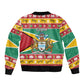 Afro Guyana Christmas Bomber Jacket Mix Coat Of Arms