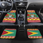 Afro Guyana Christmas Car Mats Mix Coat Of Arms