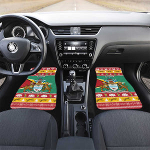 Afro Guyana Christmas Car Mats Mix Coat Of Arms