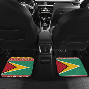 Afro Guyana Christmas Car Mats Mix Coat Of Arms