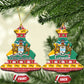 Afro Guyana Christmas Ceramic Ornament Mix Coat Of Arms