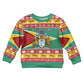 Afro Guyana Christmas Kid Ugly Christmas Sweater Mix Coat Of Arms