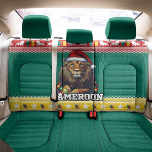 Cameroon Christmas Back Car Seat Cover Lion African Santa