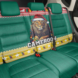 Cameroon Christmas Back Car Seat Cover Lion African Santa