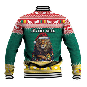 Cameroon Christmas Baseball Jacket Lion African Santa