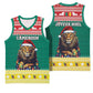 Cameroon Christmas Basketball Jersey Lion African Santa LT15