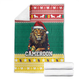 Cameroon Christmas Blanket Lion African Santa