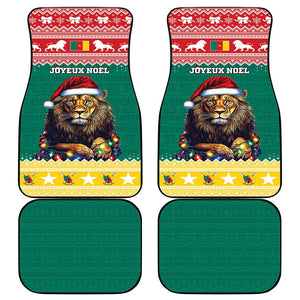 Cameroon Christmas Car Mats Lion African Santa