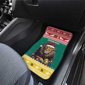 Cameroon Christmas Car Mats Lion African Santa