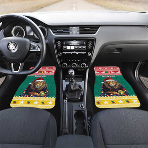 Cameroon Christmas Car Mats Lion African Santa