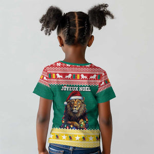 Cameroon Christmas Kid T shirt Lion African Santa