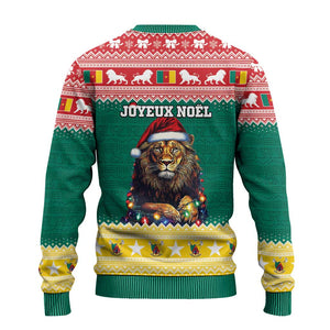 Cameroon Christmas Ugly Christmas Sweater Lion African Santa