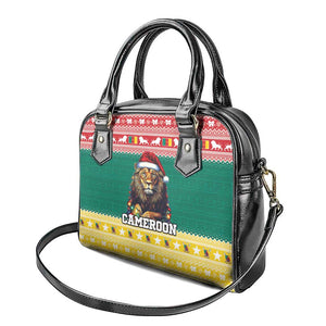 Cameroon Christmas Shoulder Handbag Lion African Santa