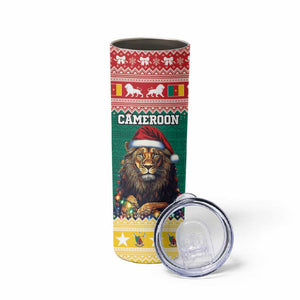 Cameroon Christmas Skinny Tumbler Lion African Santa