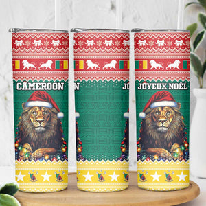 Cameroon Christmas Skinny Tumbler Lion African Santa