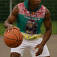 Cameroon Christmas Sleeveless Hoodie Lion African Santa - African Pride