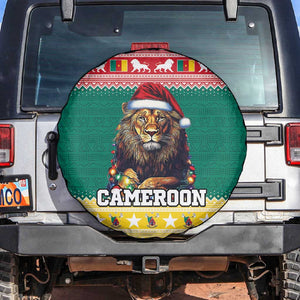 Cameroon Christmas Spare Tire Cover Lion African Santa