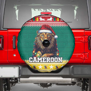 Cameroon Christmas Spare Tire Cover Lion African Santa