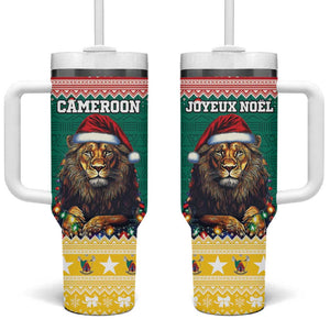 Cameroon Christmas Tumbler With Handle Lion African Santa