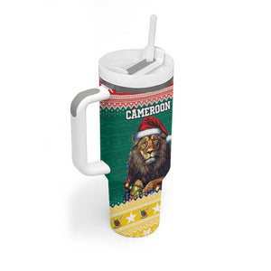 Cameroon Christmas Tumbler With Handle Lion African Santa