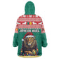 Cameroon Christmas Wearable Blanket Hoodie Lion African Santa