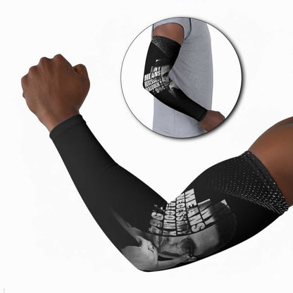 Malcolm X El-Hajj Malik El-Shabazz Arm Sleeves By Any Means Necessary