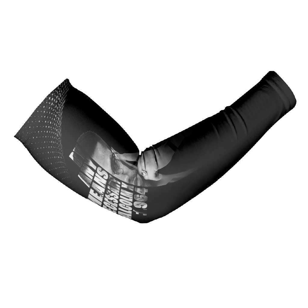 Malcolm X El-Hajj Malik El-Shabazz Arm Sleeves By Any Means Necessary