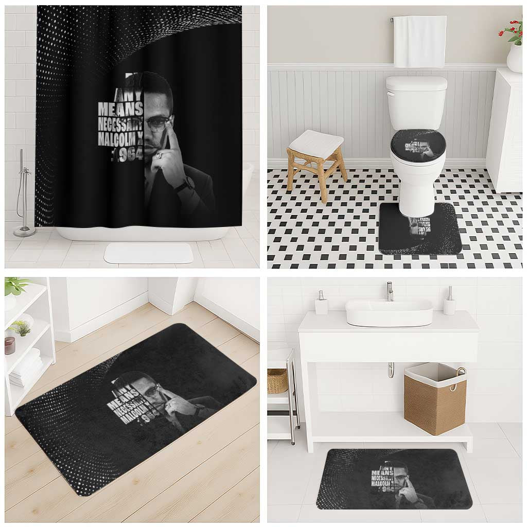 Malcolm X El-Hajj Malik El-Shabazz Bathroom Set By Any Means Necessary