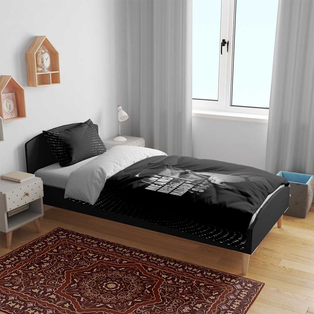 African America Heroes Malcolm X Bedding Set By Any Means Necessary - African Pride