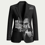 Malcolm X El-Hajj Malik El-Shabazz Blazer By Any Means Necessary
