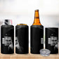 African America Heroes Malcolm X 4 in 1 Can Cooler Tumbler By Any Means Necessary - African Pride