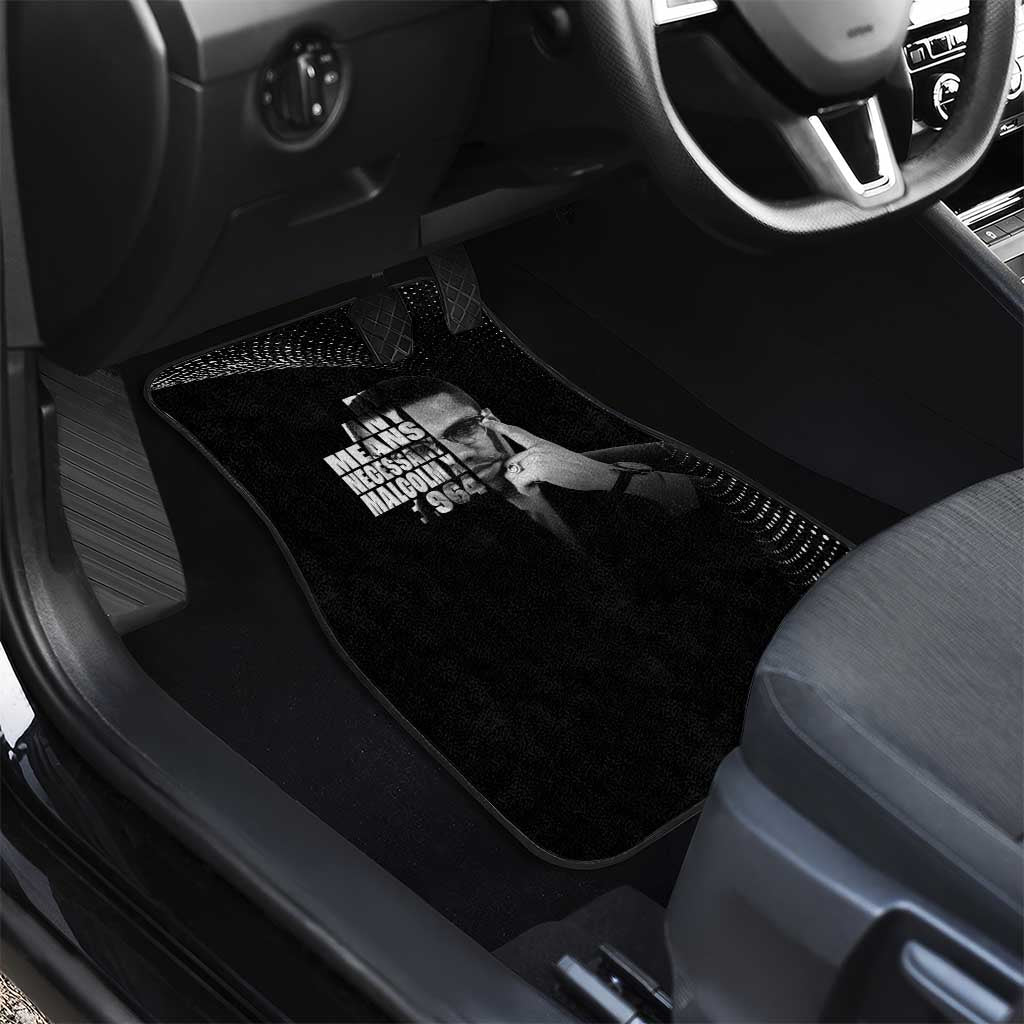 African America Heroes Malcolm X Car Mats By Any Means Necessary - African Pride