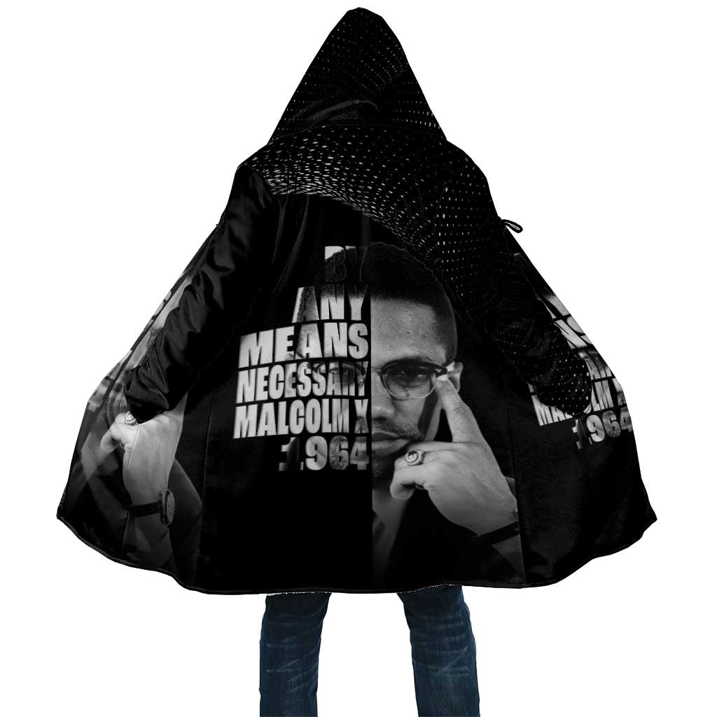 Malcolm X El-Hajj Malik El-Shabazz Cloak By Any Means Necessary